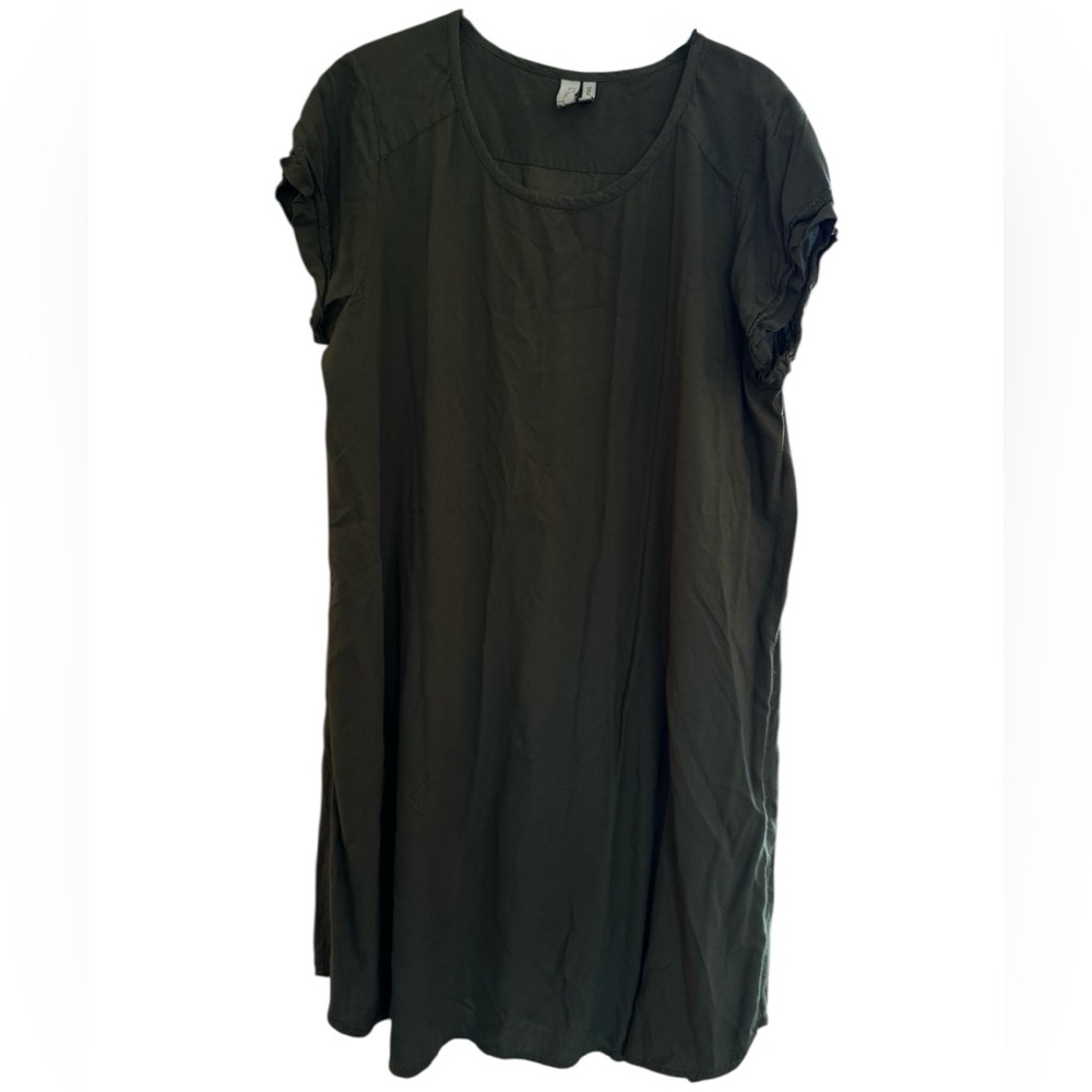 Sahalie Green Short Sleeve Dress PXL